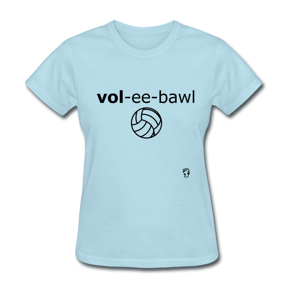 Volleyball T-Shirt - powder blue