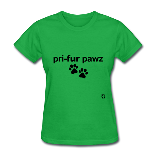 Prefer Paws T-Shirt - bright green