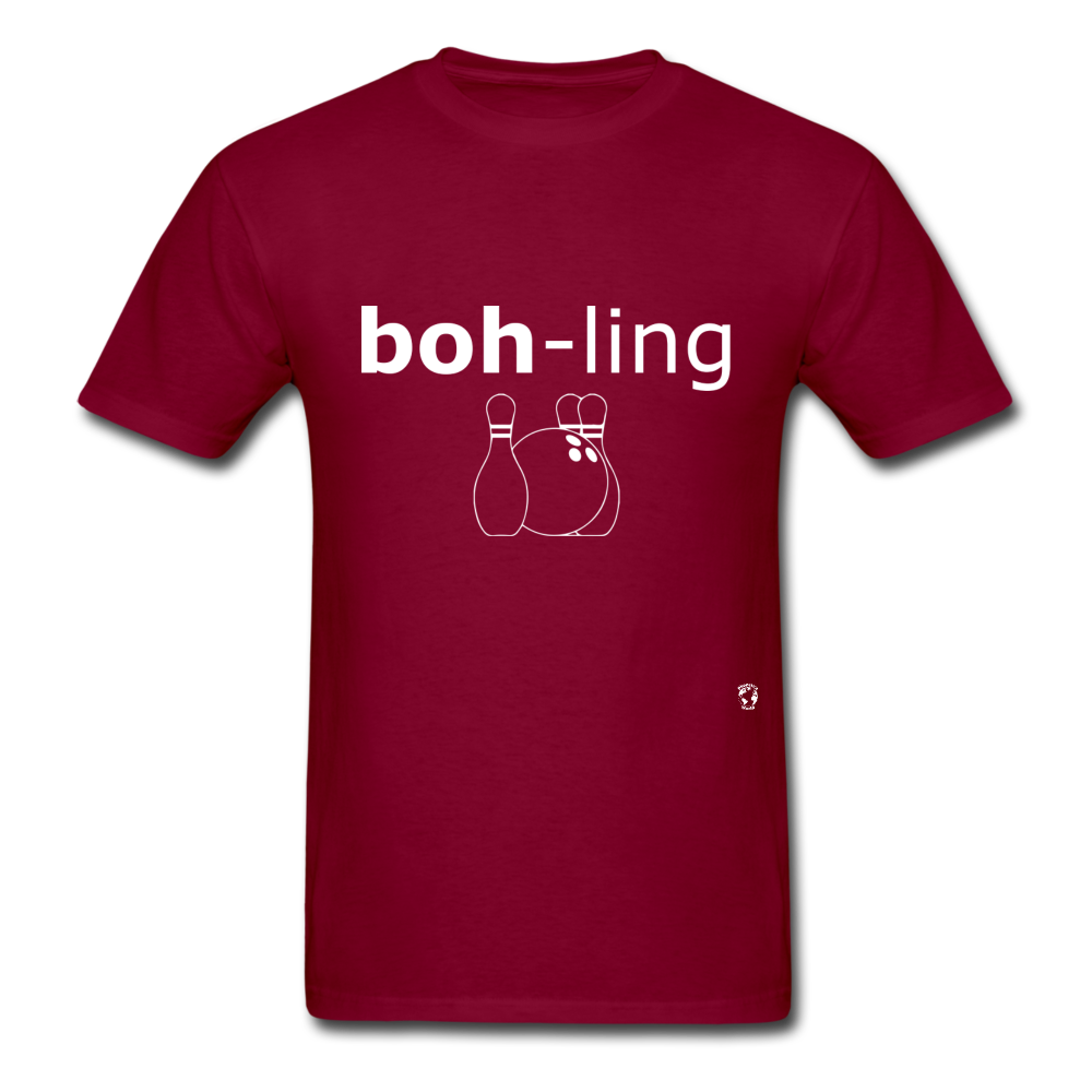 Bowling T-Shirt - burgundy