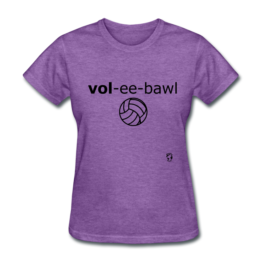 Volleyball T-Shirt - purple heather