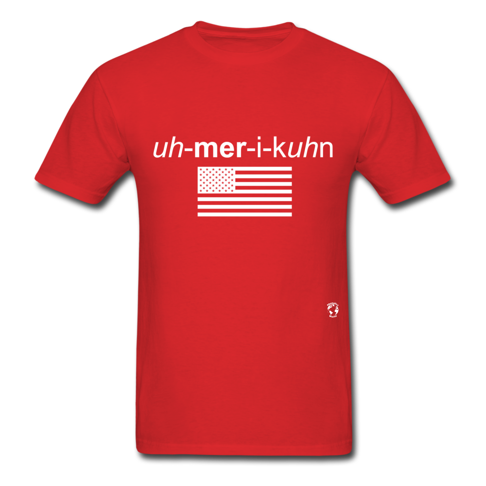 American T-Shirt - red