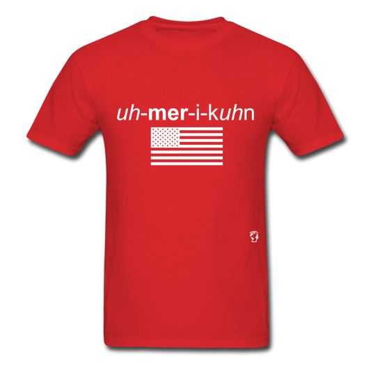 American T-Shirt - red