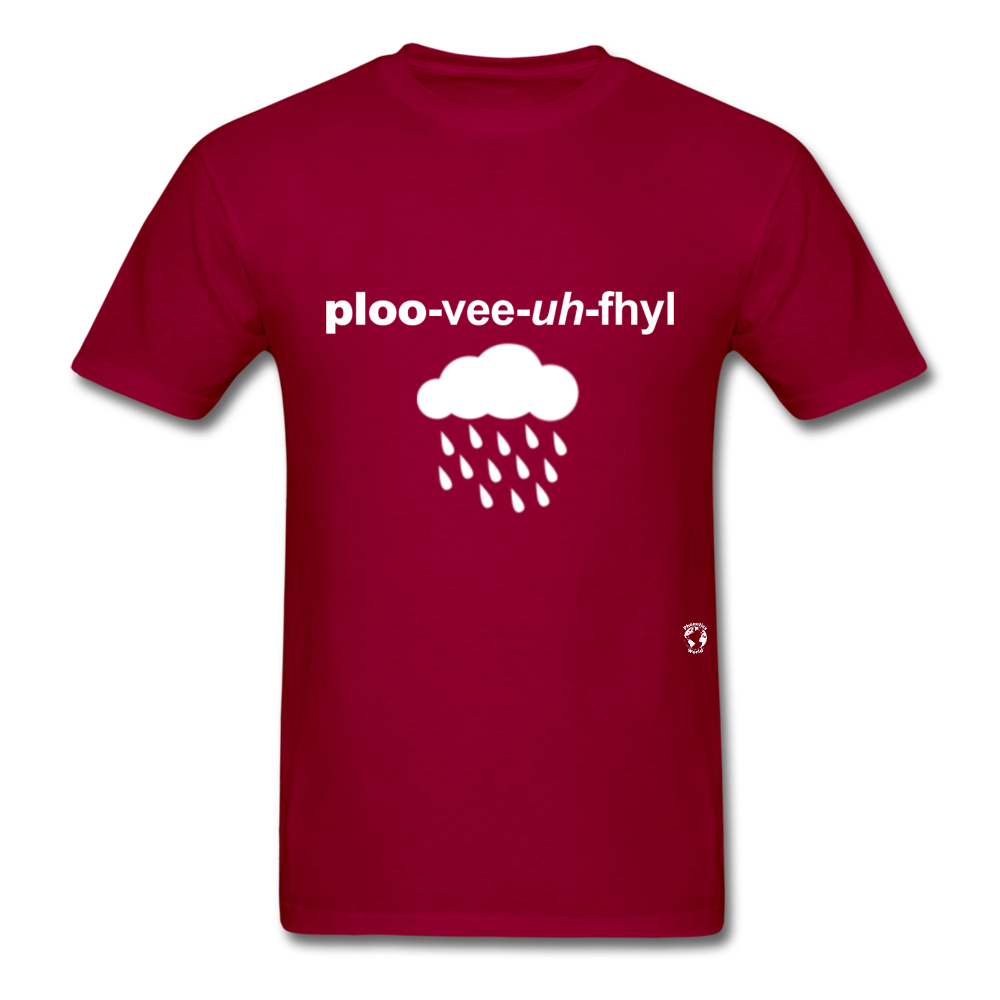Pluviophile T-Shirt - dark red