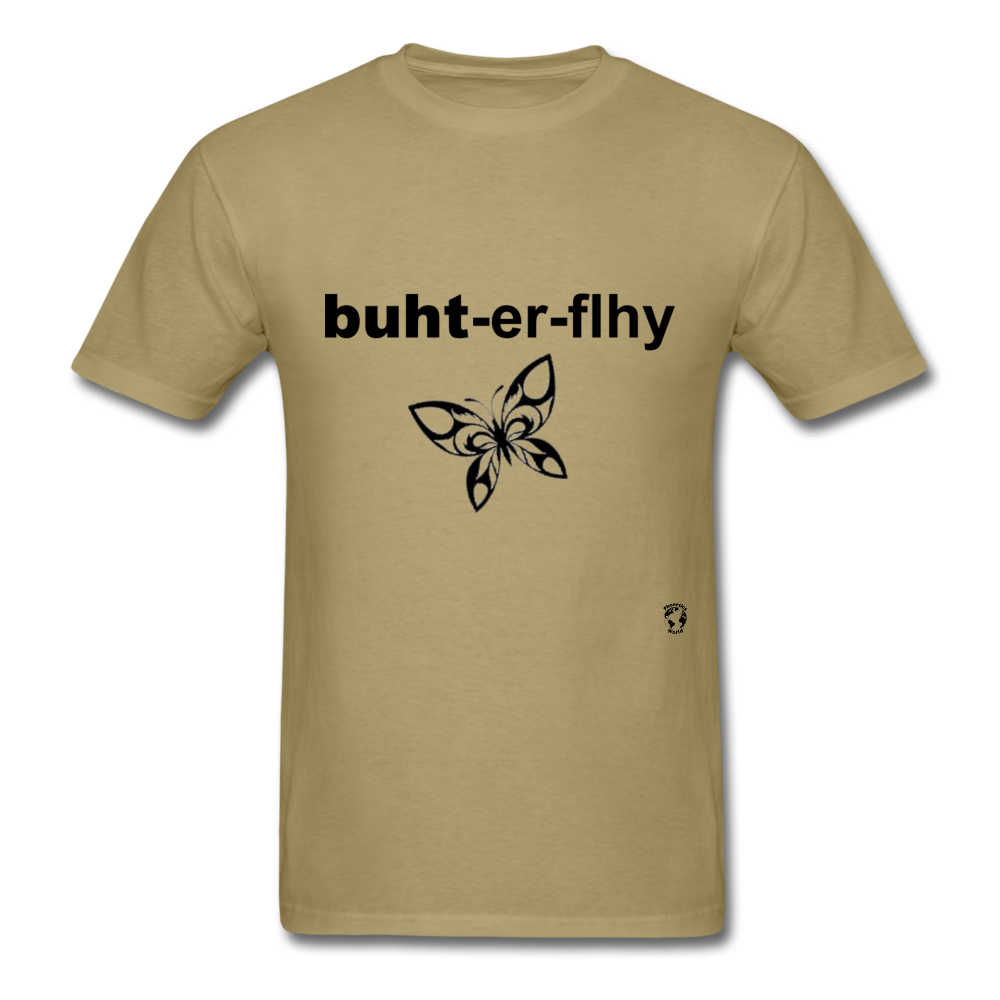 Butterfly T-shirt - khaki