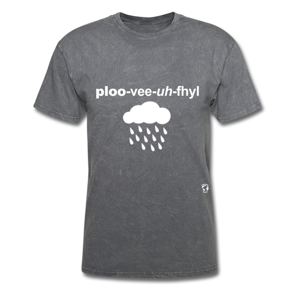 Pluviophile T-Shirt - mineral charcoal gray