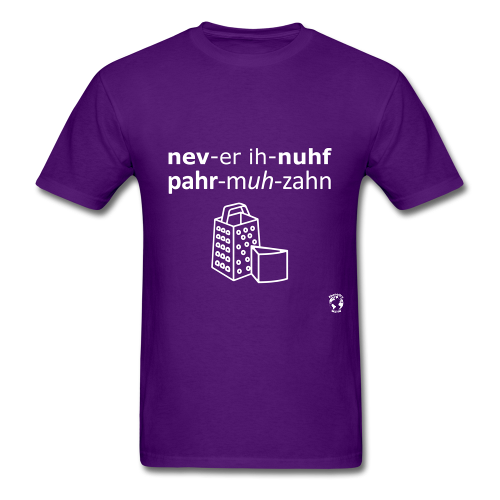 Never Enough Parmesan T-Shirt - purple