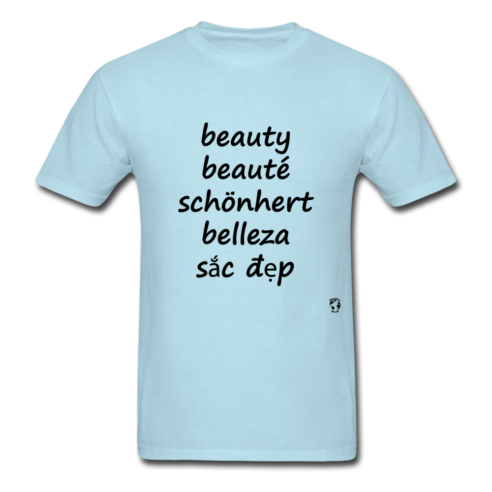 Beauty in Five Languages - powder blue