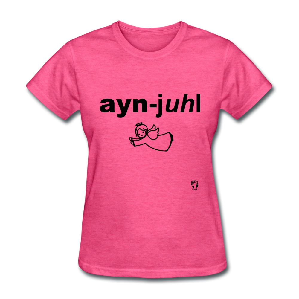 Angel T-Shirt - heather pink